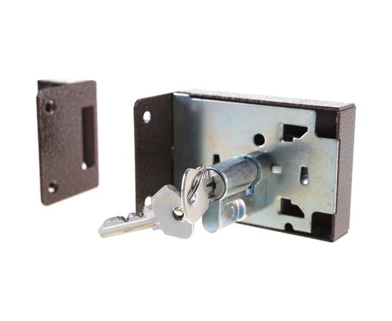 Накладной замок ЗЕНИТ Омега-ЗН-1 медь 19459 – изображение 4