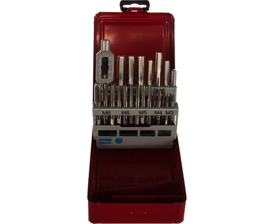 Набор ручных метчиков HSS M3-M12 + вороток, 22шт RUKO 245002 – изображение 3