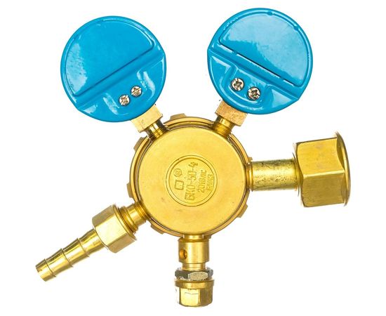 Редуктор кислородный для газового баллона БКО-50-4 исп. 555 БАМЗ 1300010 – изображение 2