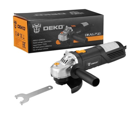 Углошлифовальная машина DEKO DKAG750 063-4164 – изображение 4