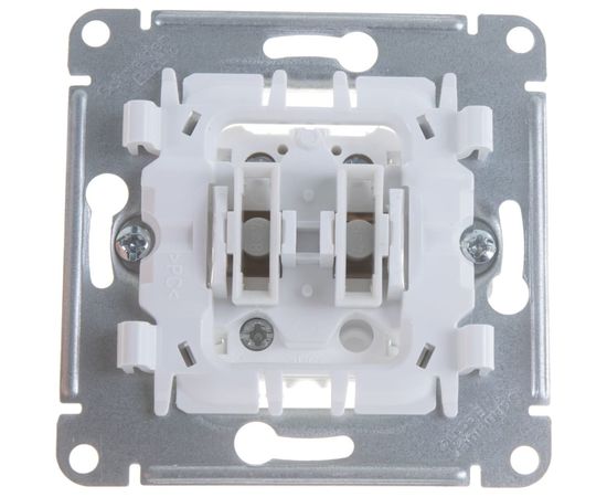 Механизм выключателя Schneider Electric 2-клавишный GLOSSA белый SchE GSL000151 – изображение 2