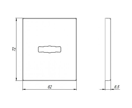 Декоративная накладка ARMADILLO на сувальдный замок PS Protector/USS BL, черный 42987 – изображение 2