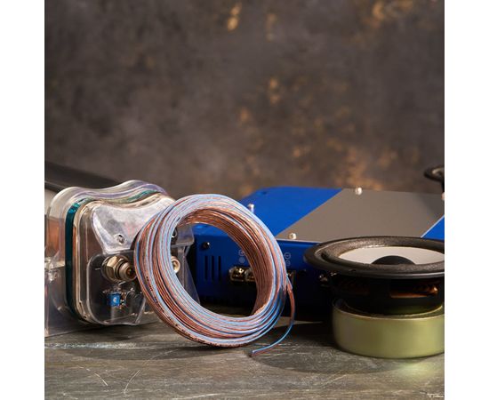 Акустический кабель REXANT 2х0,50 кв.мм прозрачный BLUELINE м. бухта 10 м 01-6203-3-10 – изображение 3