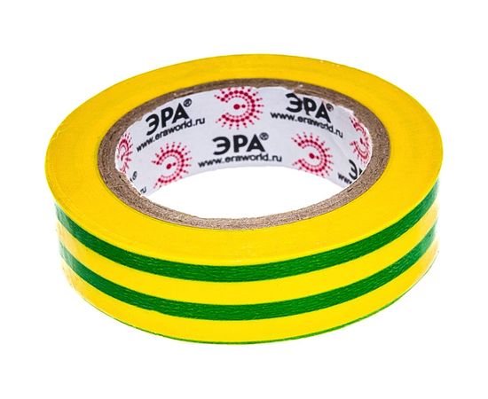 ПВХ-изолента ЭРА 15ммх10м желто-зеленая C0036559 – изображение 2