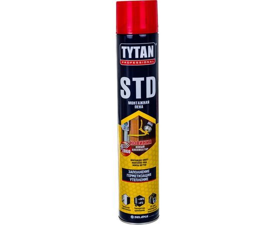 Монтажная пена TYTAN PROFESSIONAL STD ERGO летняя 750мл 21116 – изображение 6