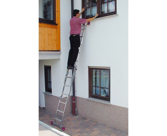 Шарнирная универсальная стремянка-трансформер 4х3 Krause Corda 085009 – изображение 8