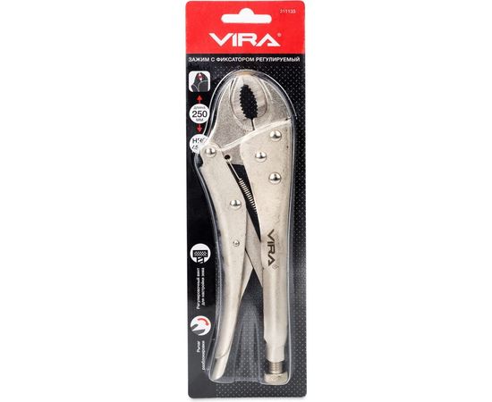 Зажим с фиксатором VIRA регулируемый, 250 мм 311133 – изображение 2