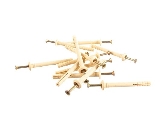 Дюбель-гвоздь Tech-Krep 6х60 грибовидная манжета, нейлон 12 шт - пакет 102939 – изображение 2