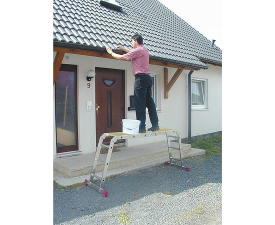 Шарнирная универсальная стремянка-трансформер 4х3 Krause Corda 085009 – изображение 7