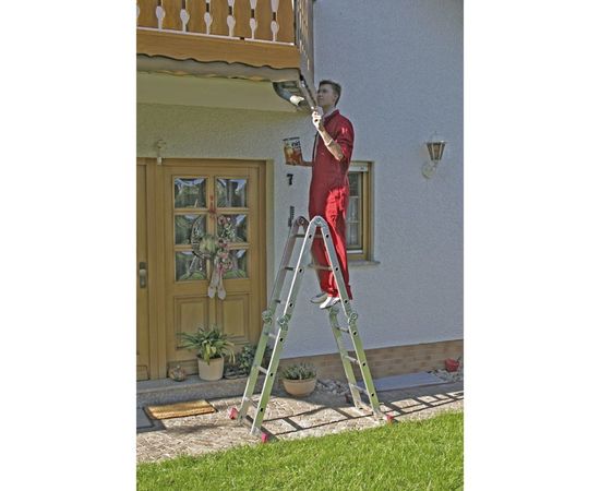 Шарнирная универсальная стремянка-трансформер 4х3 Krause Corda 085009 – изображение 5