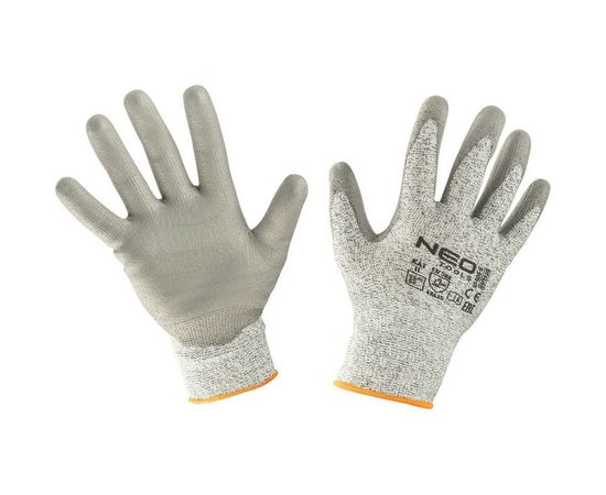 Перчатки с ПУ-покрытием NEO Tools 4X43D размер 8 97-609-8 