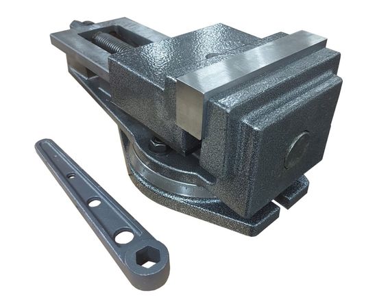 Станочные тиски 160мм, поворотные, с открытым винтом, серия QB GRIFF b241202 