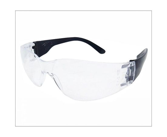 Защитные открытые очки ON Классик, прозрачные, с черной дужкой, 23-01-009 