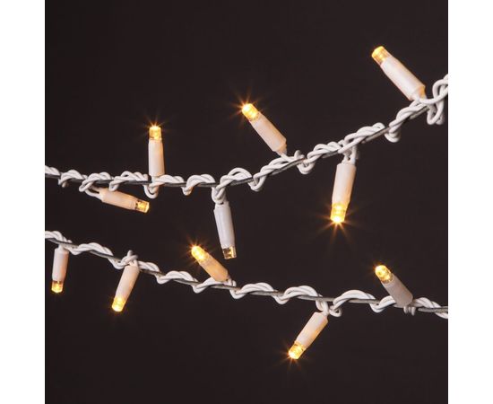 Новогодняя гирлянда нить Eurosvet 400-102, теплый белый a044077 