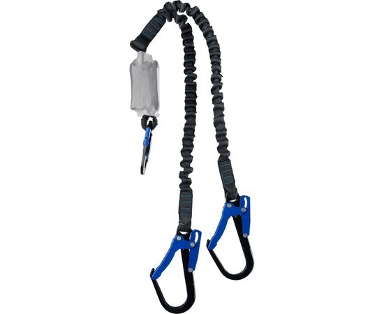 Эластичный двухплечный строп Зубр Перевал, полиамидная лента, с амортизатором, Профессионал 11596 