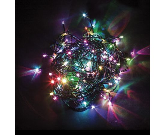 Линейная гирлянда FERON CL44 200 LED мульти, с эффектом стробов, 20м+1.5м черный шнур, IP65 32978 