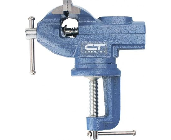 Слесарные поворотные тиски с наковальней, 65 мм, СИБРТЕХ 18672 