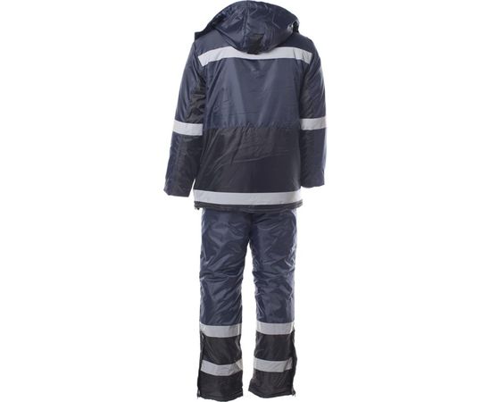 Зимний костюм СПРУТ Метеор куртка/полукомбинезон, темно-синий/черный, р. 52-54/104-108, рост 170-176, 100352 – изображение 9