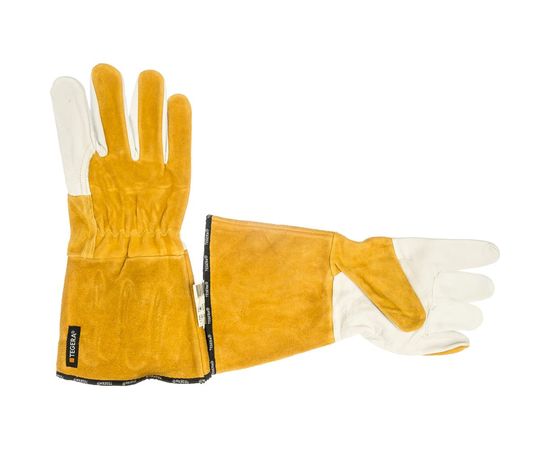 Жаропрочные перчатки для сварочных работ без подкладки TEGERA, размер 11 118a-11 – изображение 2