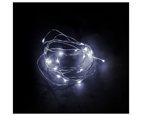 Гирлянда FERON 20 LED 5000К, батарейки 2 АА, IP20, шнур 0,5м ,CL570 32365 – изображение 2