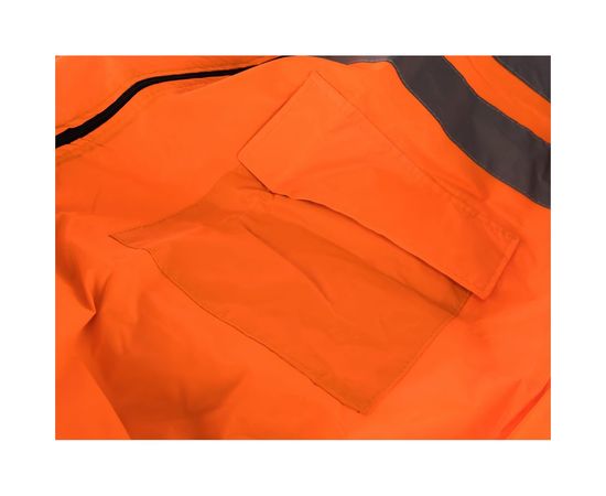 Влагозащитный плащ-дождевик с СОП БЕРТА оранжевый, рост 170-176 800-60-62 – изображение 3