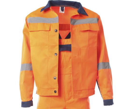 Костюм СПРУТ Метеор, оранжевый с черной отделкой, размер 56-58/112-116, рост 170-176, 66916 – изображение 5