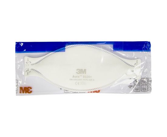 Фильтрующая полумаска 3М 9320, класс защиты FFP2 NR D, 20шт/уп. 7000034716 – изображение 2