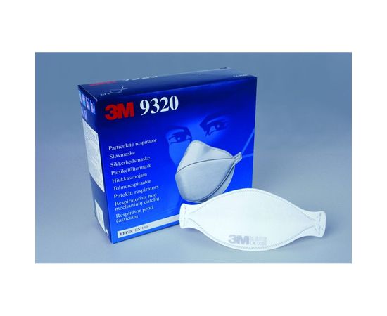 Фильтрующая полумаска 3М 9320, класс защиты FFP2 NR D, 20шт/уп. 7000034716 – изображение 7