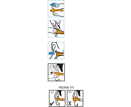 Сменные беруши для Honeywell Howard Leight КьюБи-2 QB2 HYG, 50 пар 3301181 – изображение 2