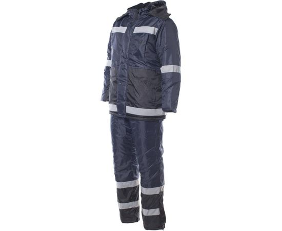 Зимний костюм СПРУТ Метеор куртка/полукомбинезон, темно-синий/черный, р. 52-54/104-108, рост 170-176, 100352 – изображение 6