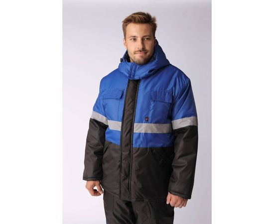 Зимний костюм Факел Профи, васильковый/черный, р. 48-50, рост 170-176 87468913.003 – изображение 15