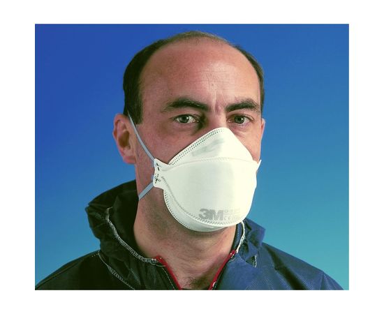 Фильтрующая полумаска 3М 9320, класс защиты FFP2 NR D, 20шт/уп. 7000034716 – изображение 5