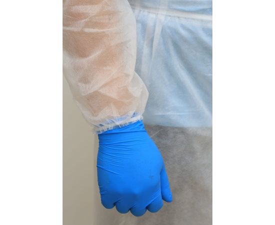 Хирургический нестерильный халат РЕАЛ, плотность 40-42 г/кв.м, длина 140, размер 54-56, 10 шт. 1603003001228 – изображение 2