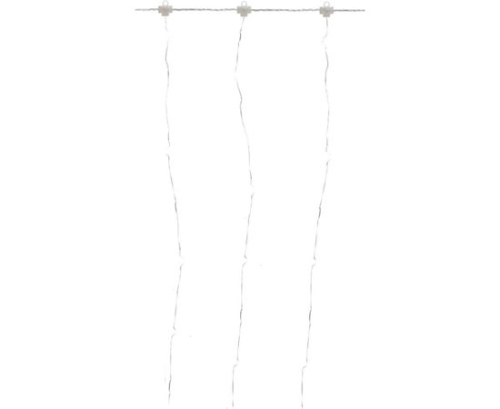 Светодиодная гирлянда TDM Роса - занавес, 2х2 м, 200LED, белый, ПДУ, USB, IP20 SQ0361-0087 