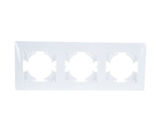 Рамка GUSI ELECTRIC Bravo 3-местная, цвет белый С1030-001 