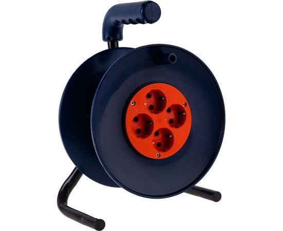 Катушка без провода GLANZEN 4 гнезда, с заземлением Ф240мм, EL-00-240Z 00-00006422 