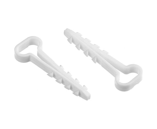 Дюбель-хомут DM PLAST 6-12 для плоского кабеля, белый, 100 шт dx6-12dm 