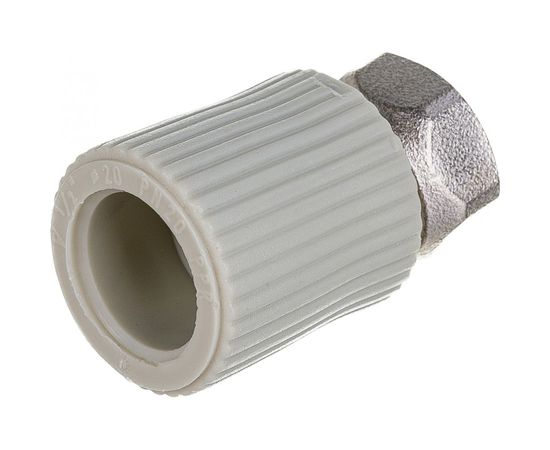 Муфта, сварка-В 20х1/2 с накидной гайкой и вварным латунным патрубком FV-Plast 223020 