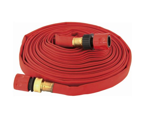 Высокопрочный тканевый шланг-брандспойт с латуннфитингами FEONA 22.5 м, 3/4 003-3422 48555 