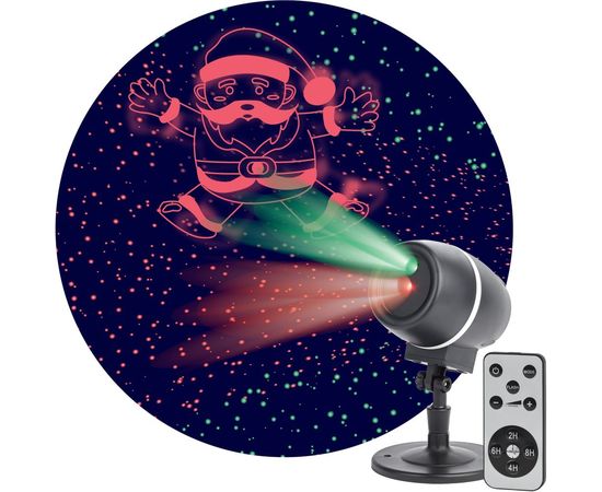 Проектор ЭРА ENIOP06 Laser Танцующий Санта, IP44, 220В, 12/180 Б0047977 