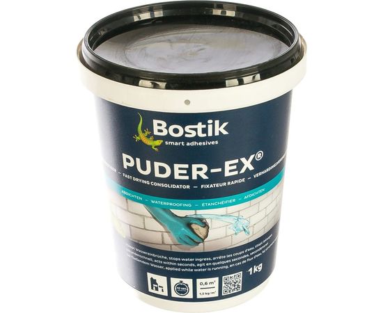 Быстрозатвердевающая смесь гидропломба Bostik PUDER EX 1 кг 30822283 