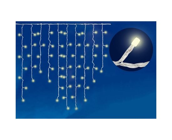 Светодиодная бахрома Uniel ULD-B3010-200/DTA WARM WHITE IP20 с контроллером, 3м UL-00003678 