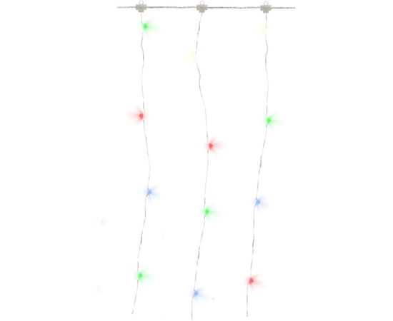 Светодиодная гирлянда TDM Роса - занавес 2х2 м, 200LED, многоцветная, ПДУ, USB, IP20 SQ0361-0088 