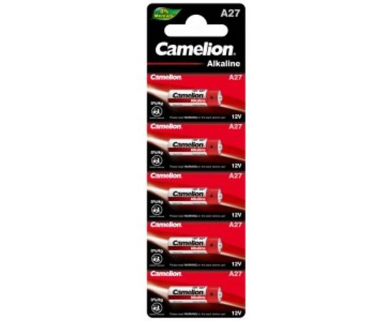 Батарейка Camelion LR27A BL-5 Mercury Free A27-BP5 12В 12830 