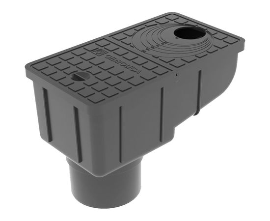 Уличный трап для отведения вод из-под водосточных труб Gidrolica пластиковый 28135 