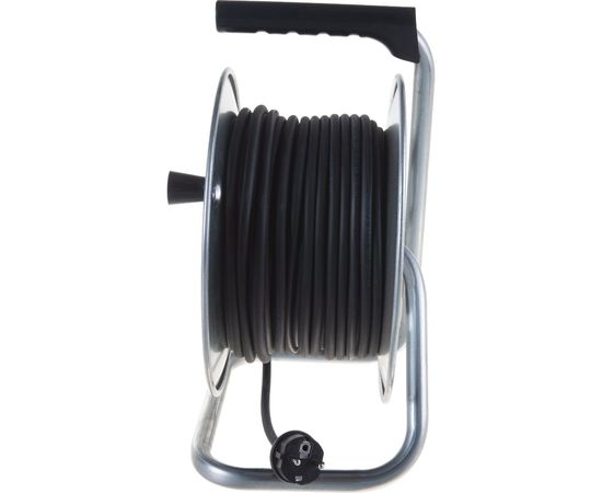 Силовой удлинитель на металл.катушке LUX 54130 К4-Е-30 КГ 3x1.5 30м 16А 4 роз. с з/к, защитой и крышк. IP44 4606400420392 – изображение 3