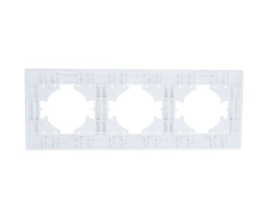 Рамка GUSI ELECTRIC Bravo 3-местная, цвет белый С1030-001 – изображение 3