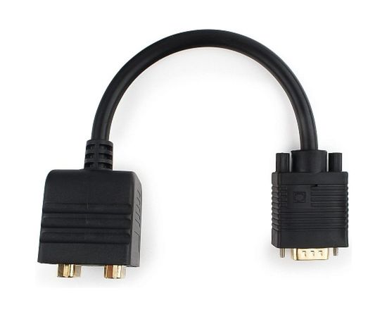 Разветвитель Cablexpert, VGA, HD15M/2x15F, 1 компьютер - 2 монитора, CC-VGAX2-20CM – изображение 3