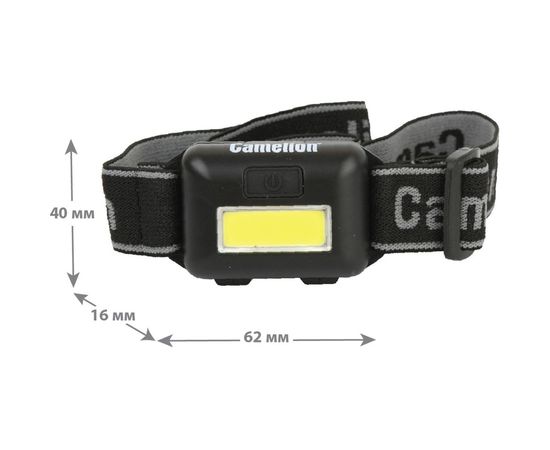 Налобный фонарь Camelion черный LED5355 13748 – изображение 3
