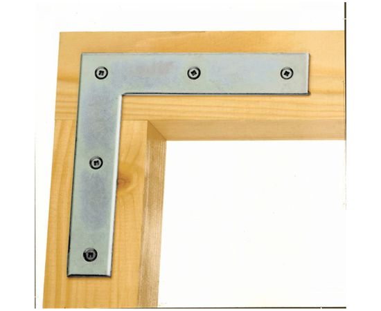 Уголок GAH ALBERTS плоский, оцинкованный, 120x120x20 мм 332853 – изображение 4